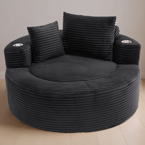 Black velvet oversized - 56",